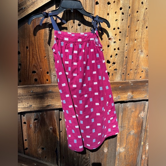 Hanna Andersson Girls Kids Size 10 Large 140 Dress Maroon - Picture 1 of 5